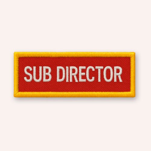 Insignia de cargo Subdirector