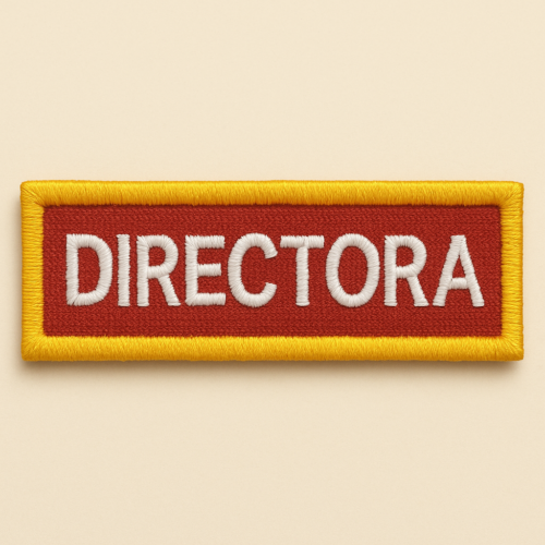 Insignia de cargo Directora